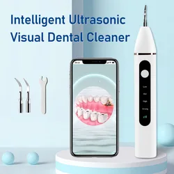 Smart Ultrasonic Dental Scaler With Camera Visual Electric Sonic Teeth Plaque Cleaner For Teeth Tartar Stain Calculus Remover