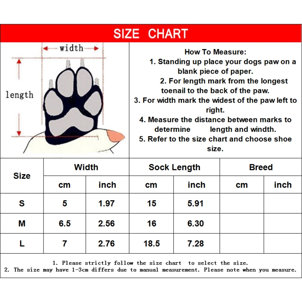 Anti-Slip Dog Socks 4pcs Paw Protector Traction Control Adjustable Indoor Wear Knitted Pet Socks with Rubber Reinforcement