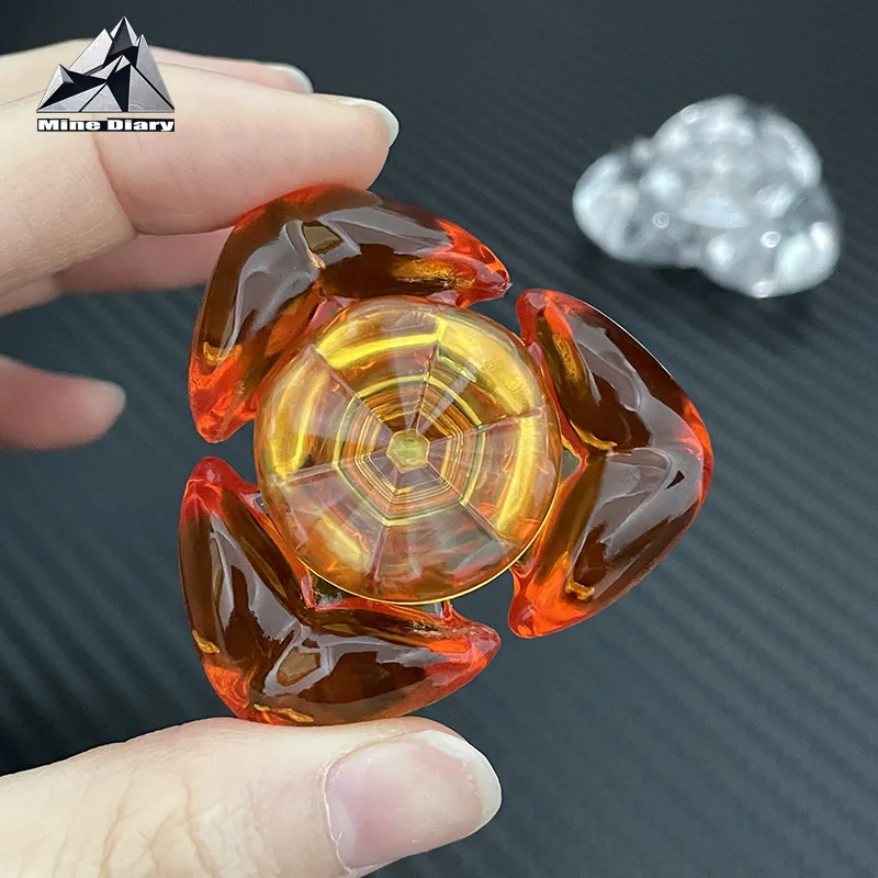 斬新なイカ型フィジェットスピナー、滑らかな触感のEDCフィジェットトイ、大人のストレス解消おもちゃ、オフィスでの不安解消とリラックスおもちゃ