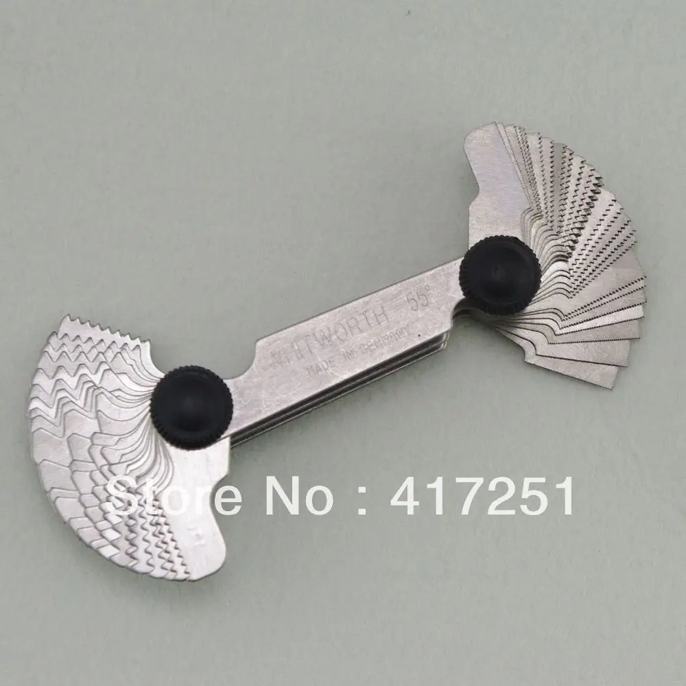 СДЕЛАНО В ГЕРМАНИИ Метрический и Крок винта Whitworth 60 градусов 55 градусов Измерительный прибор для резьбы СДЕЛАНО В ГЕРМАНИИ Метрический и Крок винта Whitworth 60 градусов 55 градусов Измерительный прибор для резьбы