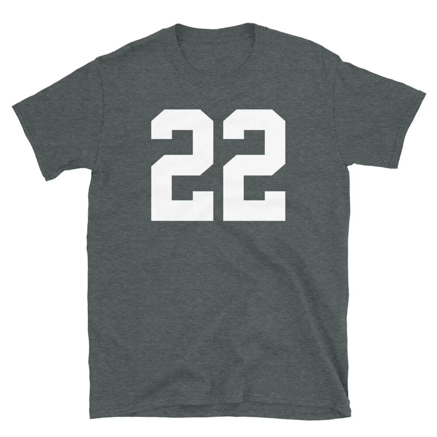 Team Uniform Jersey Number 22 Birthday Varsity Short Sleeve Unisex T Shirt