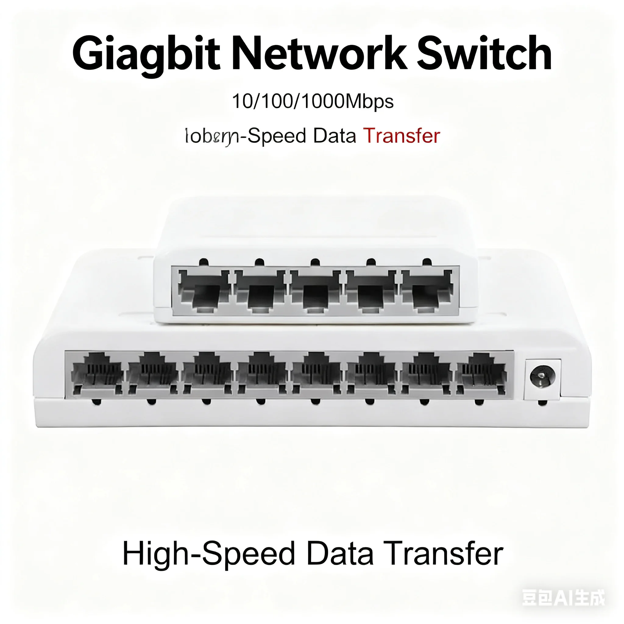 สวิตช์อีเธอร์เน็ต 5/8 พอร์ต 10/100/1000Mbps สวิตช์เครือข่ายกิกะบิตแบบตั้งโต๊ะ อะแดปเตอร์สวิตช์อีเธอร์เน็ต RJ45 สวิตช์อัตโนมัติ MDI/MDIX สวิตช์เร็ว
