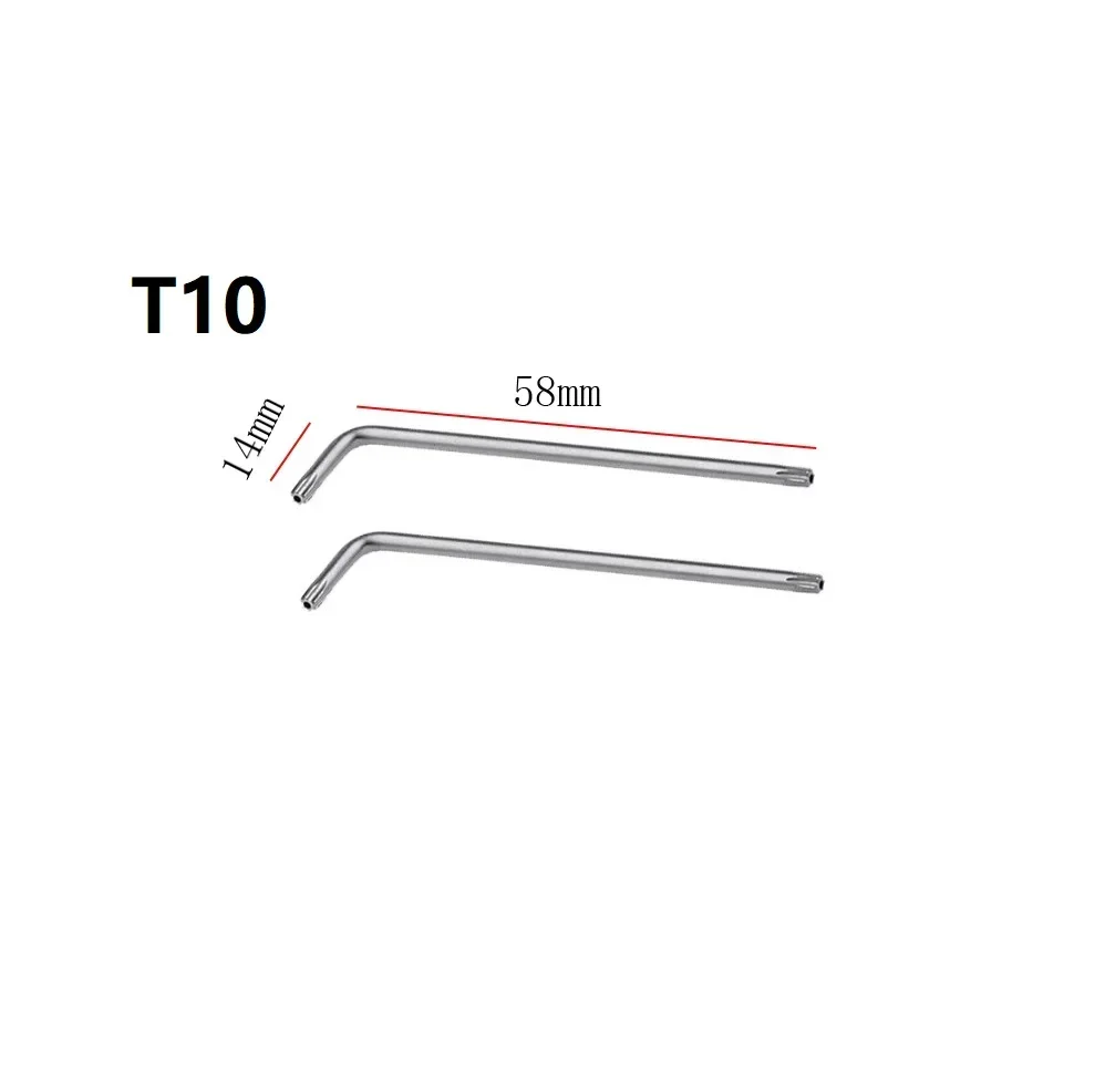 Turn Screw Torx Screwdrivers T30/T20/T25/T10/T15 Tool 2 Way 2pcs/set Silver Alloy Steel Car Repair Double Head