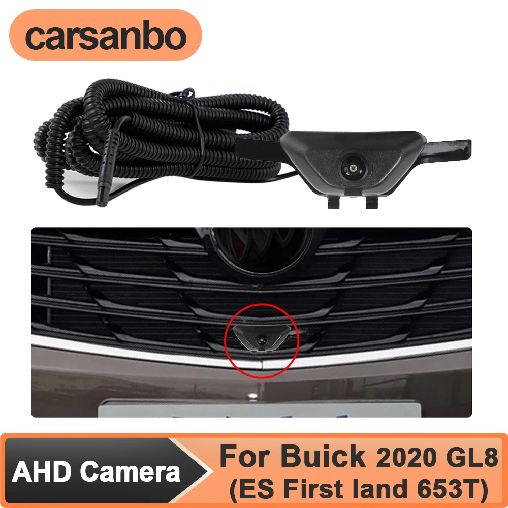 

Carsanbo AHD 1080P Front View Camera for Buick 2020 GL8 (ES First Land 653T) Car IP68 Waterproof Night Vision Parking Monitoring