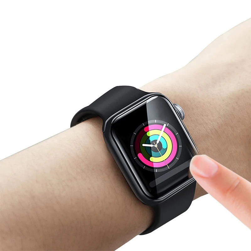 Водонепроницаемая Защита экрана для Apple Watch 6 Se 5 4 3 38 мм 40 мм 42 мм 44 мм, пленка для iWatch 4 6, пленка из закаленного стекла, аксессуары