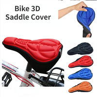 MTB Bicycle 3D Saddle Cover Comfortable Foam Seat Cushion Saddle Breathable Super Soft Seat Cycling Seat Saddle Bike Accessories