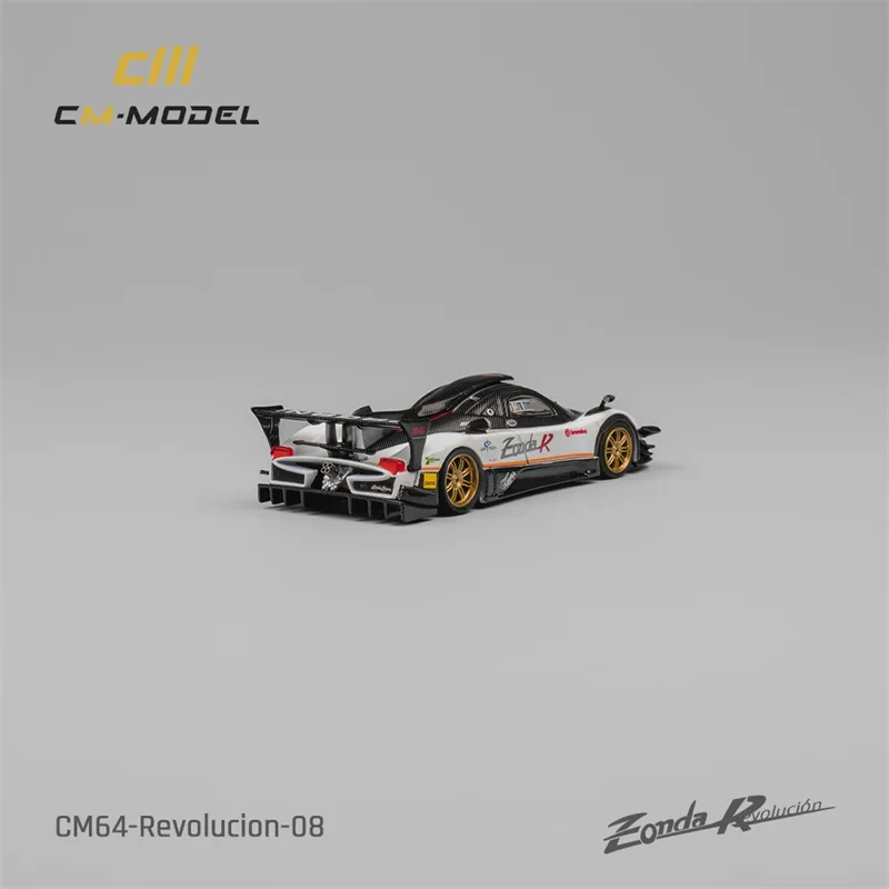 (Pre-order) CM MODEL 1:64 Pagani Zonda Rev White Diecast Model Car