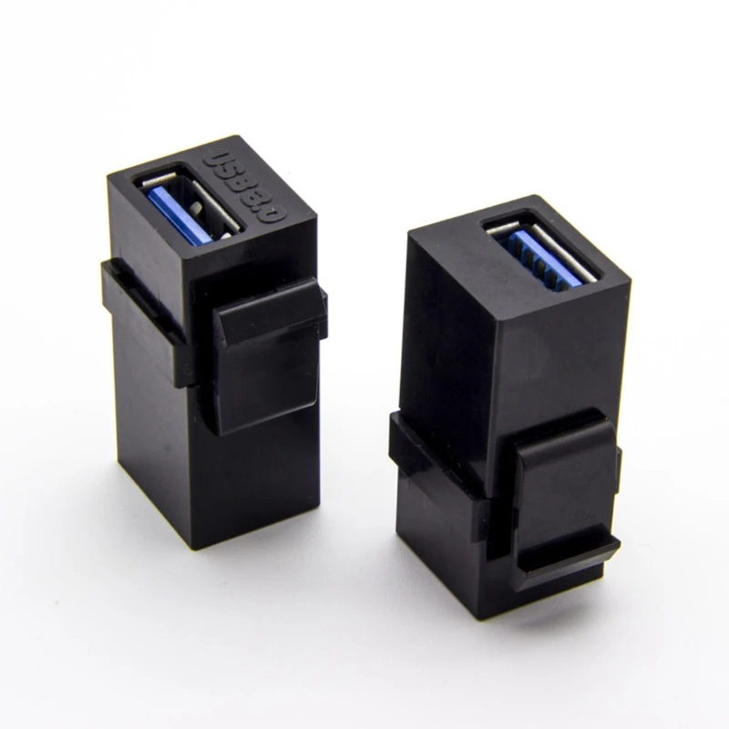 USB Keystone Insert Socket Connector Adapter Port Female Couple