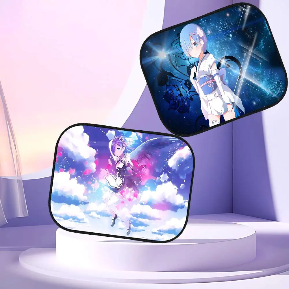 

Re Anime ZeroS автомобильная электростатическая пленка, солнцезащитные козырьки на боковое окно, лобовое стекло, авто солнцезащитный козырек для детей