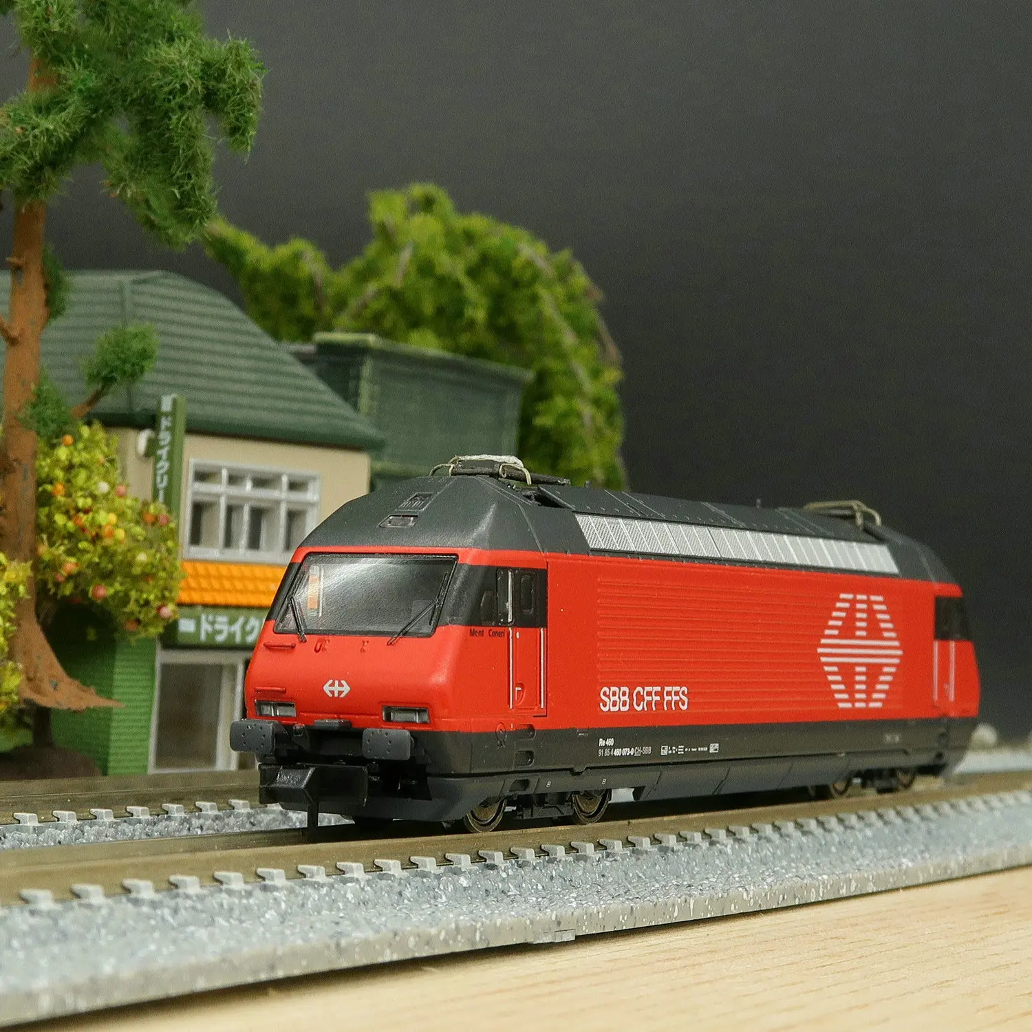 N Type 1/160 Train Model FLEISCHMANN 7570012 SBB RE460 Red Electric Locomotive Digital Sound Effect Rail Car Toy