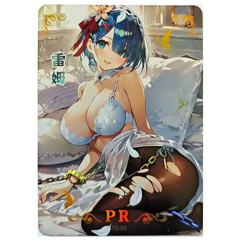 Anime Godin Verhaal Zeldzame PR Breking Folie Stempelen Laser Sexy Collectible Kaarten Rem Speelgoed voor jongens Kerst Verjaardagscadeau