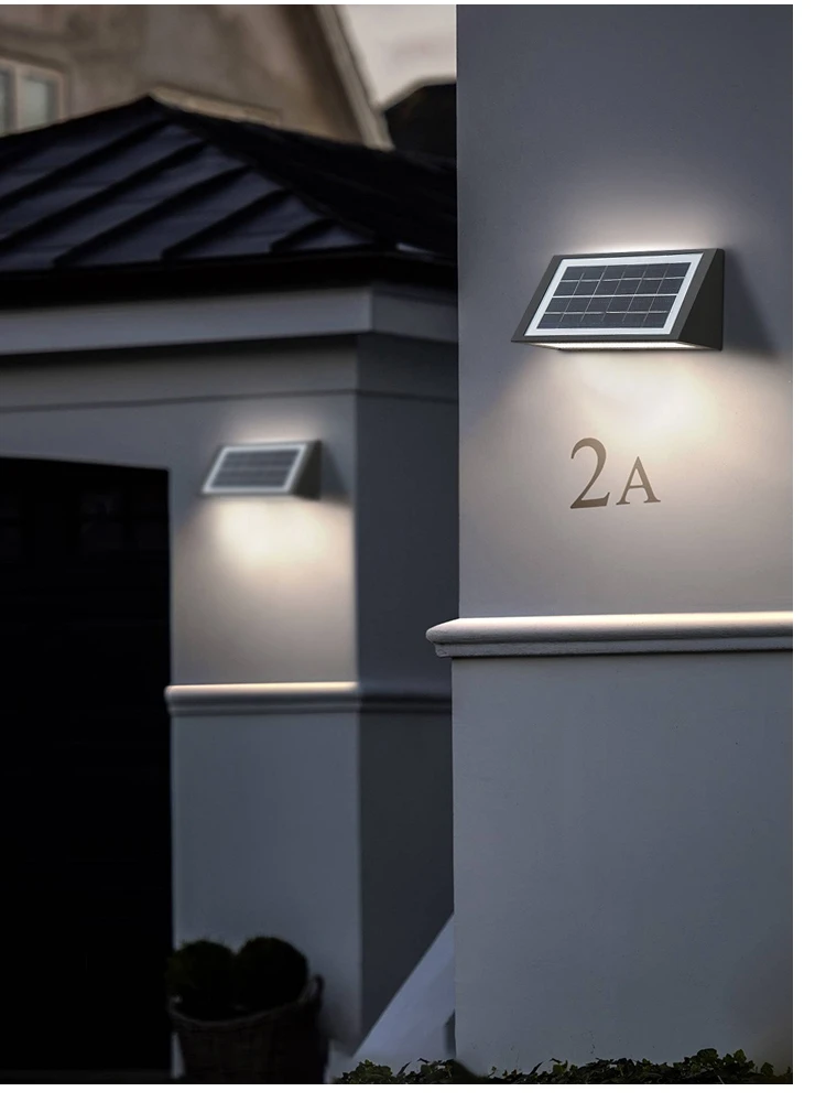 Outdoor wall lamp, solar waterproof, staircase, corridor, exterior wall lamp, courtyard balcony wall lamp