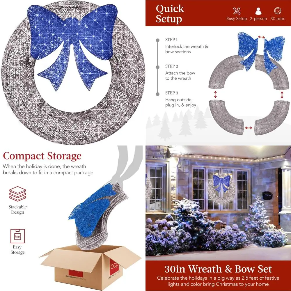 Pre-Lit 30 Inch Out… - image