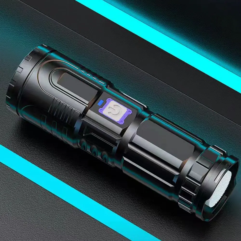 New High Power Laser Flashlight 3000M Super Bright Usb Rechargeable Torch 18650 Zoom Powerful Flash Light Hunting Lantern