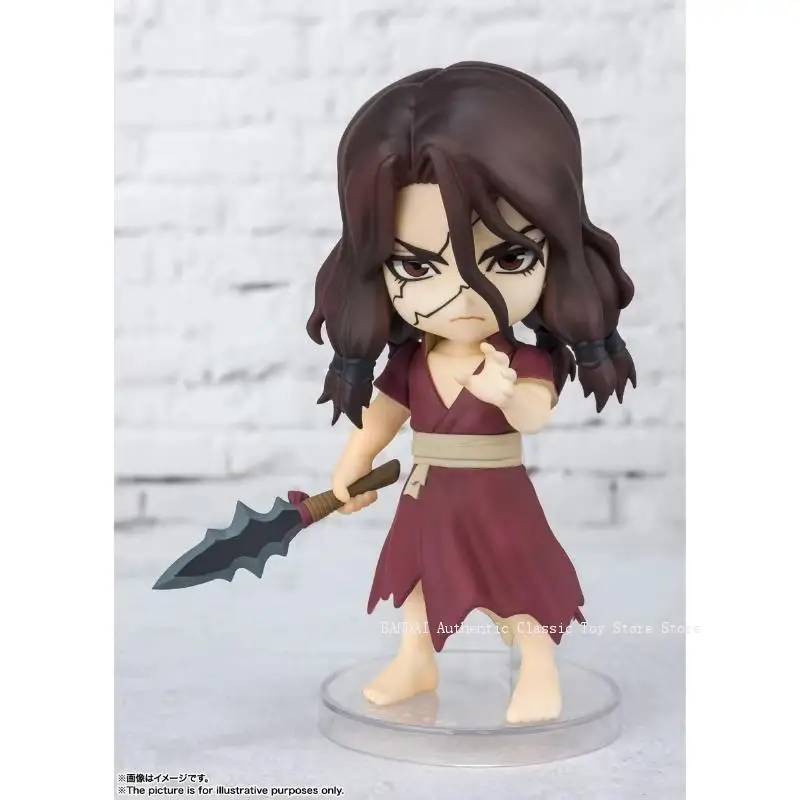 بانداي متوفر في المخزون فيجوارت Mini Dr.STONE Asagiri Gen Ishigami Senkuu Shishio Tsukasa Kohaku أنيمي عمل الشكل لعبة هدية نموذج