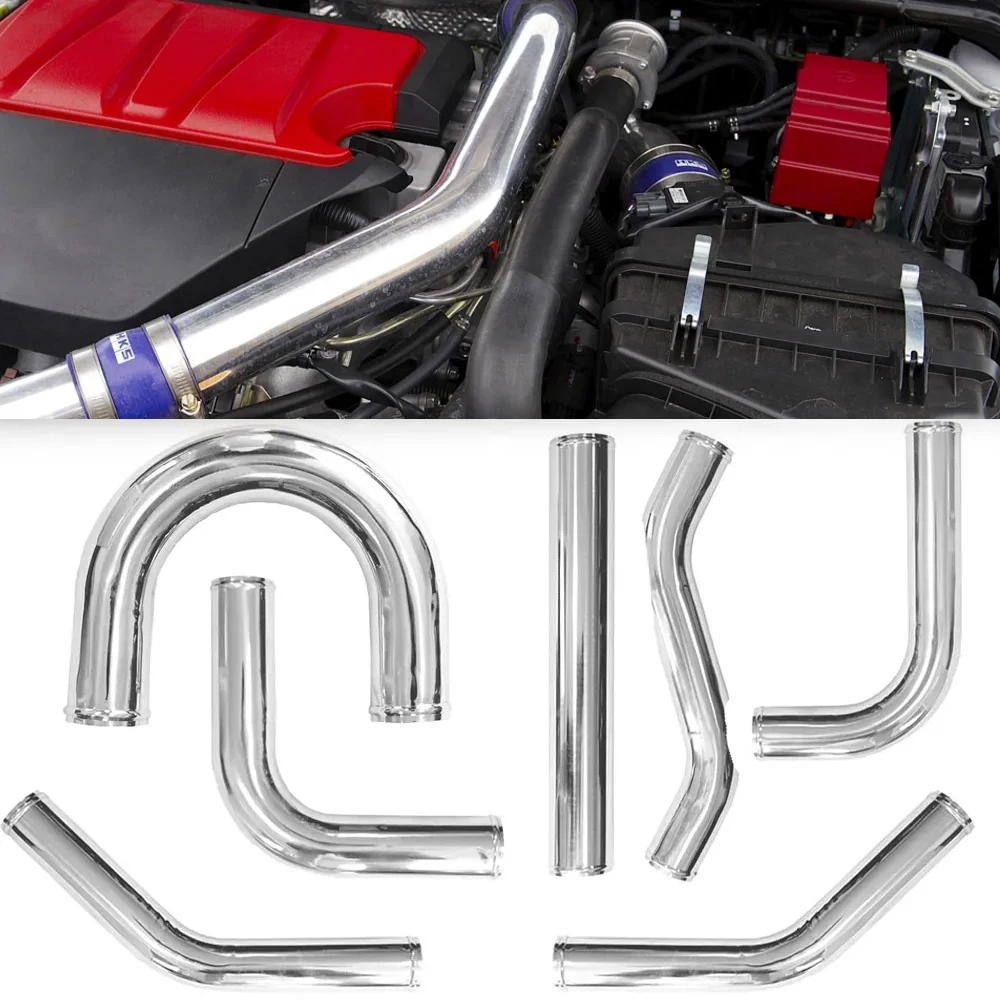 

Универсальная алюминиевая трубка L S типа, 0/45/90/180 градусов, 89 мм, 3,5 дюйма, воздухозаборная труба холодного воздуха для гоночного автомобиля, турбо с высоким потоком