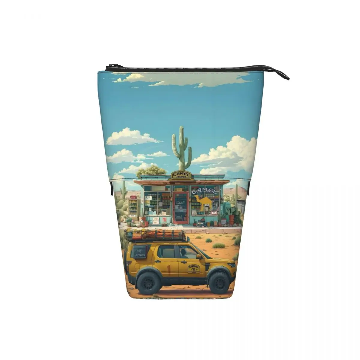 مخصص Kawaii C-Camels الكلاسيكية شعار مقلمة للفتيات الفتيان المدافع 110 سيارة سعة كبيرة القلم حقيبة صندوق الملحقات المدرسية