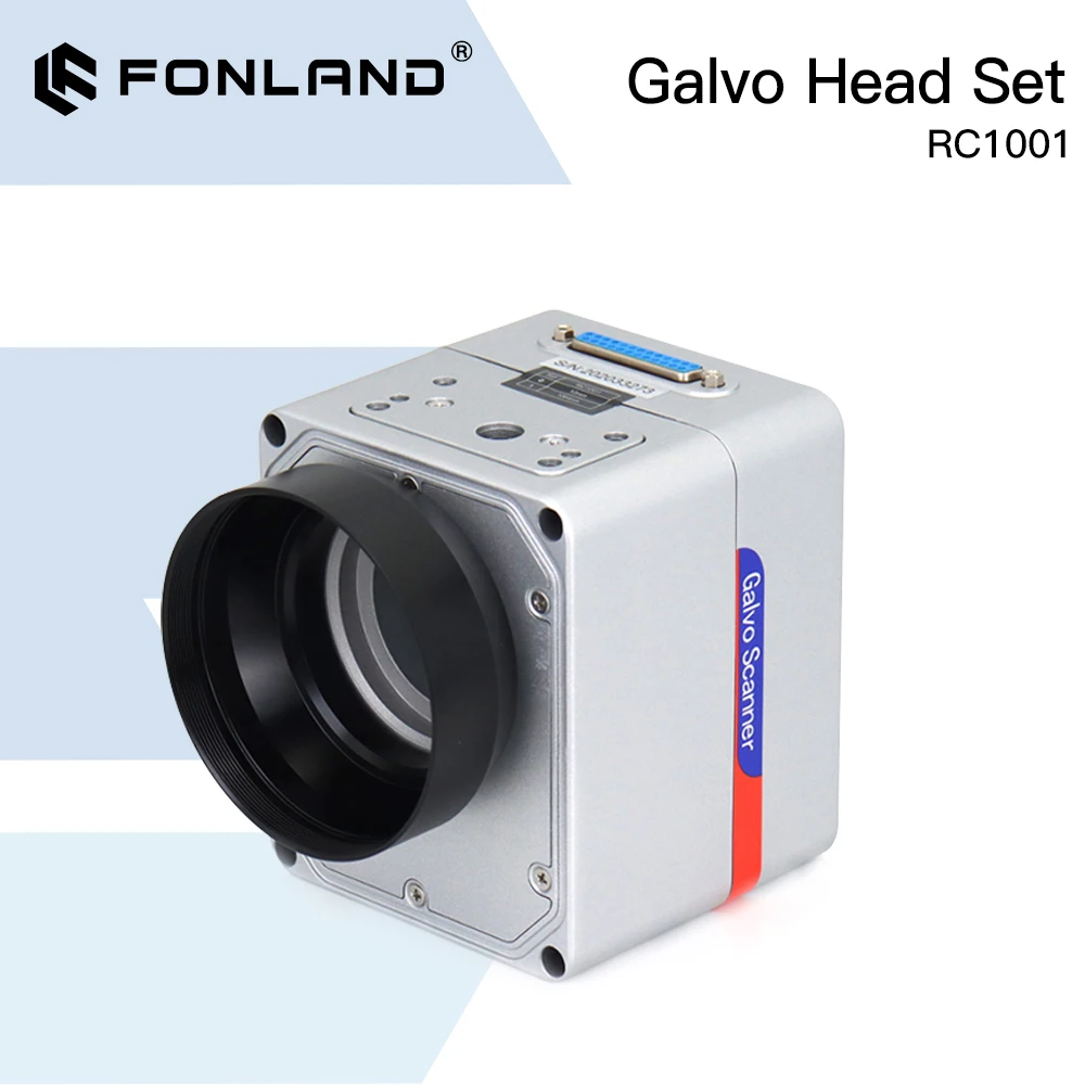 FONLAND RC1001 Fiber Laser Scanning Galvo Head Set 10.6um &1064nm & 355nm 10mm Galvanometer Scanner with Power Supply
