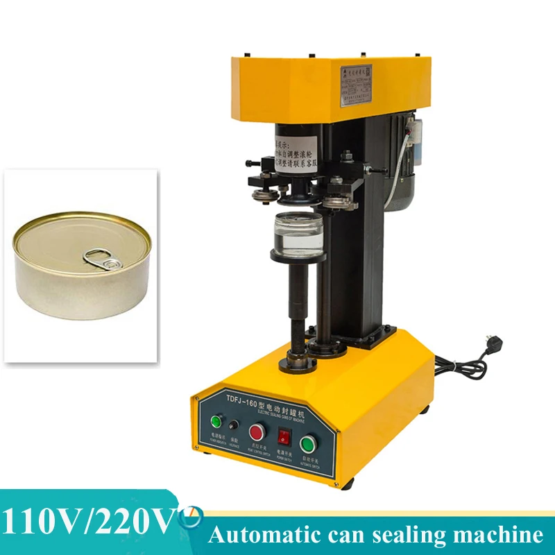 Semi-Automatic Aluminum Can Capping Machine Tin Can Sealing Machine For Sealing a Variety Of Round Cans