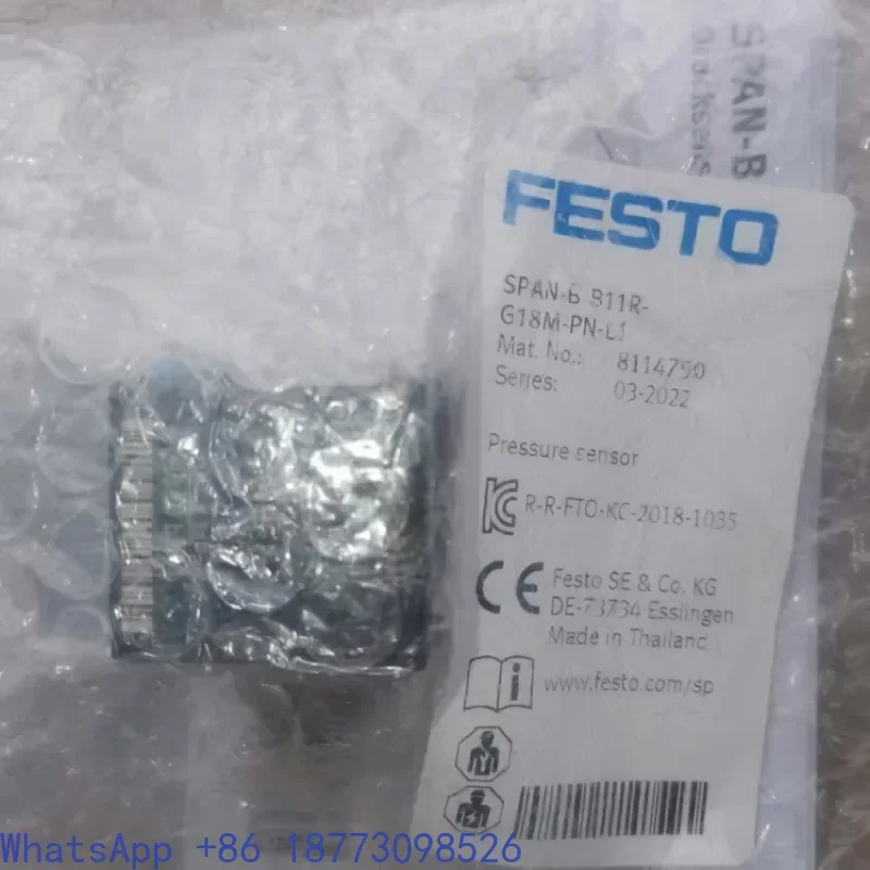 

8114750 8114765 pressure sensor SPAN-B-B11R-G18M-PN-L1+2.5S