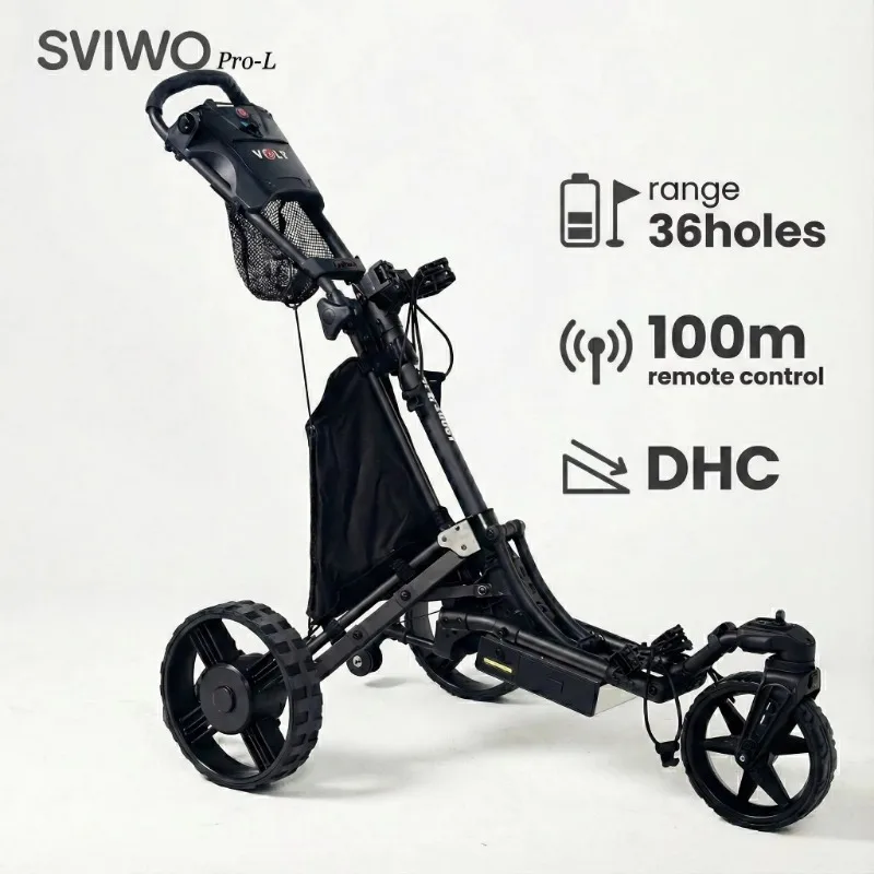 36V Lithium Battery Golf Cart 36 Holes Remote Control Dual Motor 40 Degrees Hill Climbing DHC Brake Foldable Cart