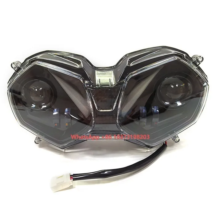

Head Light for Tiger 800/Explorer XC/XR/XCA/XRT/XRx/XCx Motorcycle LED 12V Angel Eyes Replacement Headlight Front HeadLamp 10-17