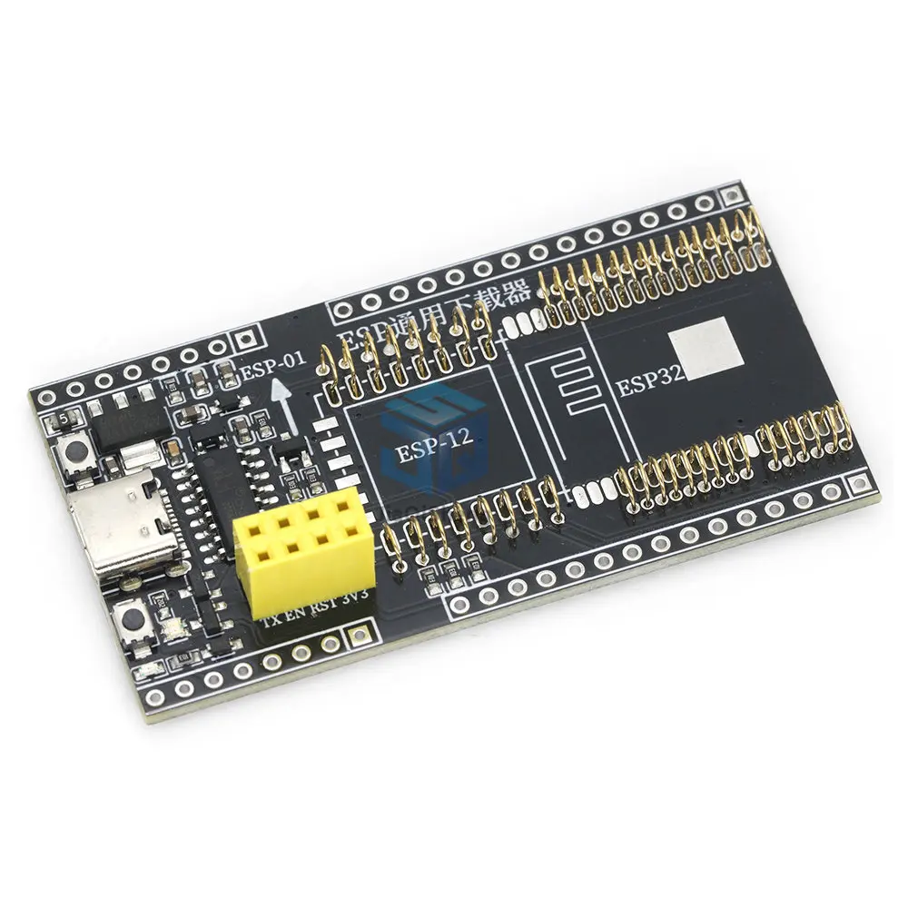 ESP8266 ESP32-WROVER Development Board Test Programmer Socket Downloader for ESP-01 ESP01S ESP12 ESP32