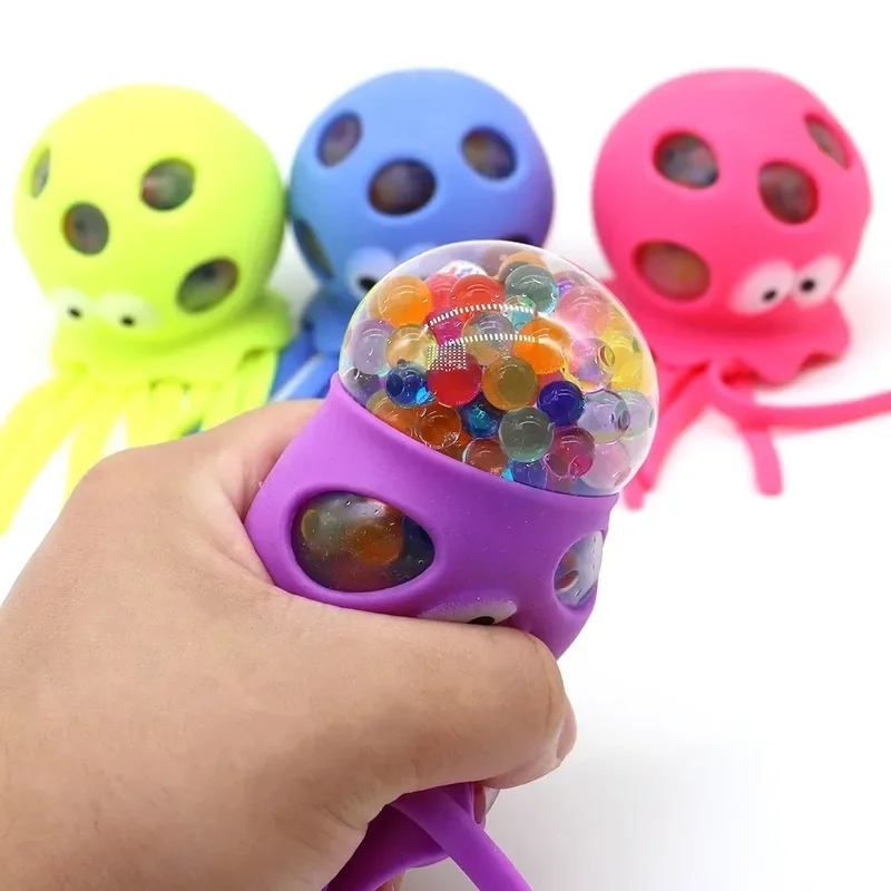 

Octopus Squishy Stress Ball - Fidget Tool for Anxiety Relief, Cute Squeeze Toy for Adults & Kids, Perfect Party Favors & Gifts