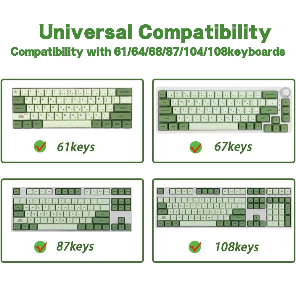 Nasadki na klawisze PBT 123 klawisze profil XDA spersonalizowana koreańska angielska rosyjska nasadka na klawisze do klawiatury mechanicznej Cherry