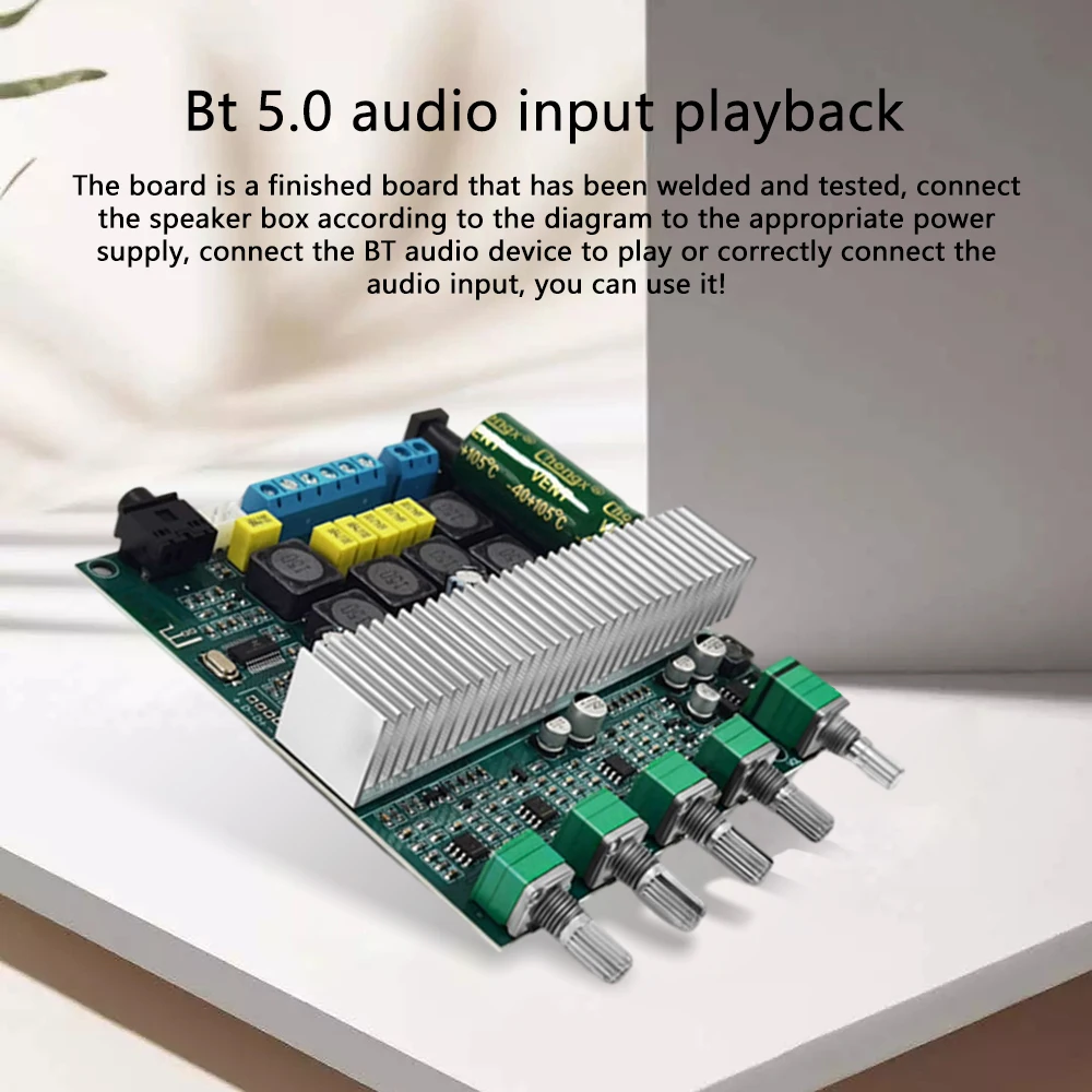 

250W+50W+100WTPA3116 subwoofer BT digital amplifier Bluetooth 5.0 2.1 HiFi audio amplifier digital amplifier module