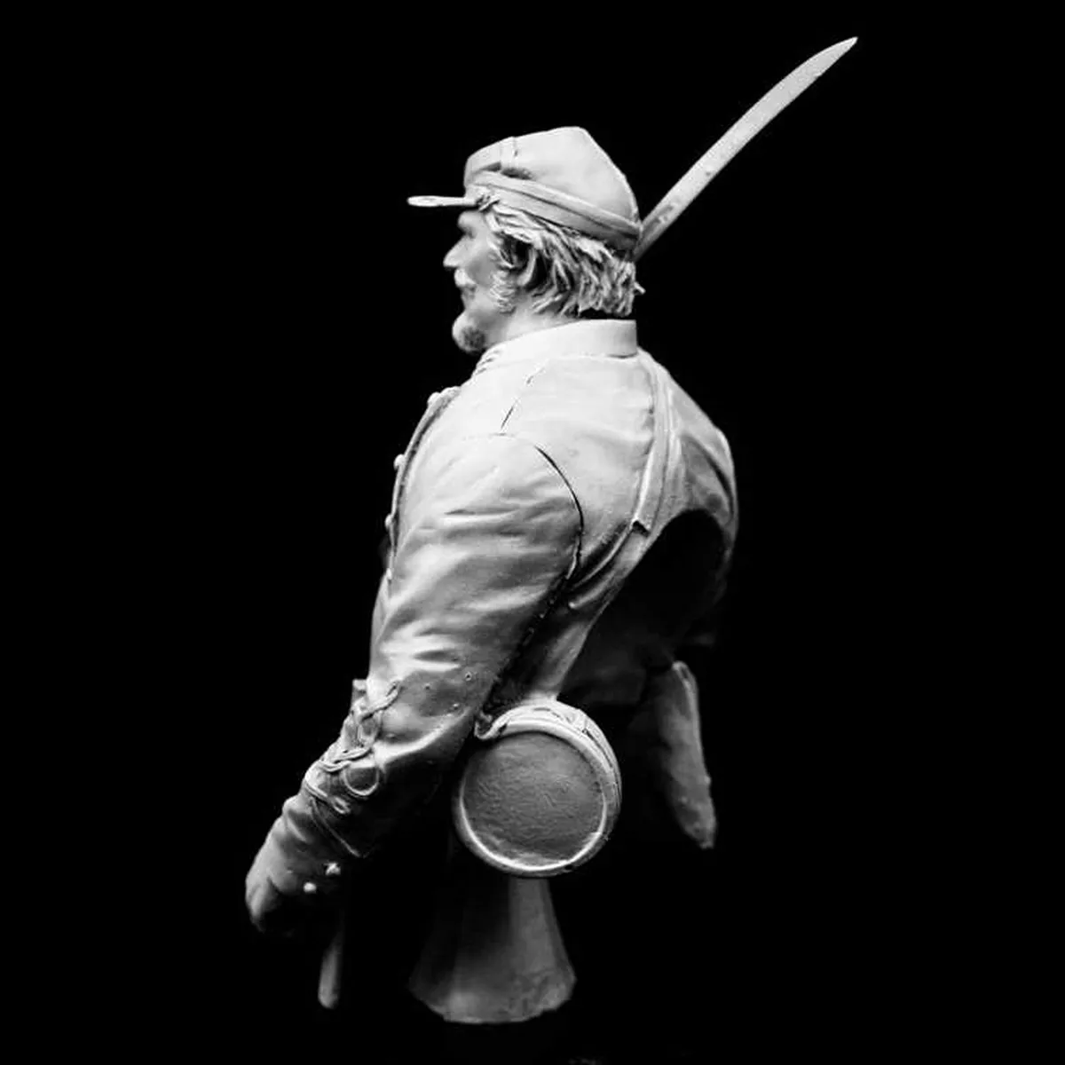 

Комплект неокрашенной модели из смолы 1/9, военная тема, бюст офицера армии США времен Второй мировой войны в разобранном и неокрашенном виде GK, 1257X