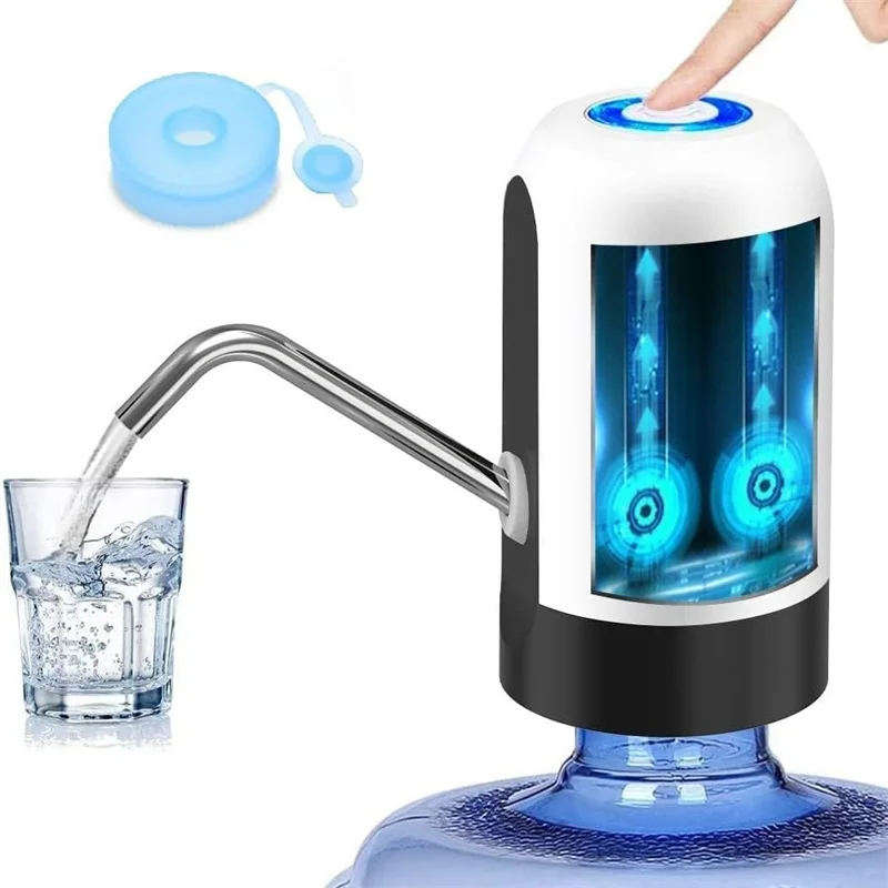 Drinking Fountain Water Bottle Pump Home Garden Automatic Switch One Click Kitchen Dining Room Mini Electric USB Charging Carboy