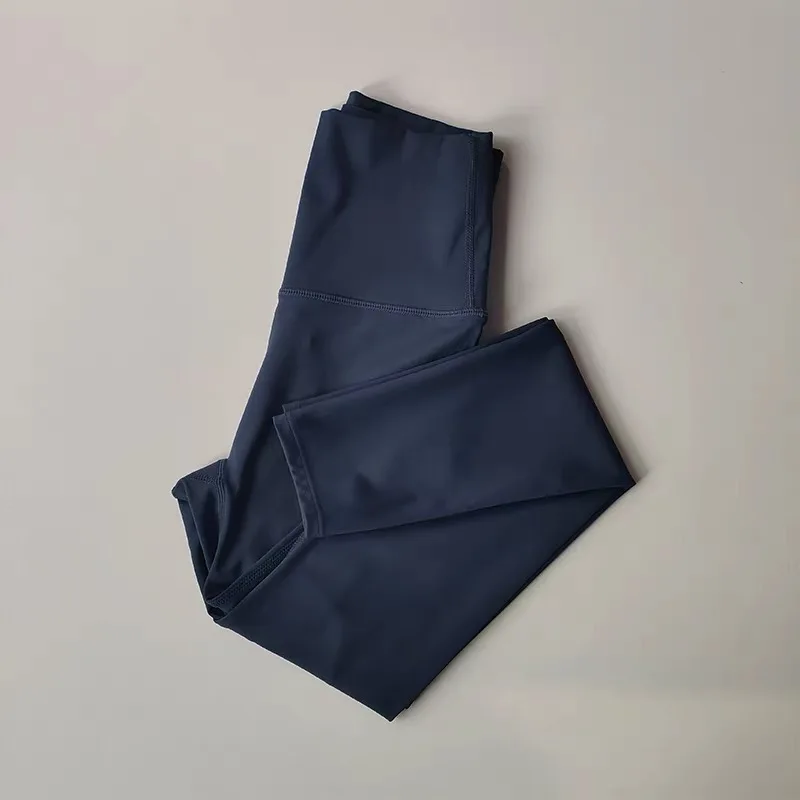Hohe Taille, Hüftheben, Yogahose, Damen, Sport-Fitnesshose mit Taschen, Nude Feel Fitness-Ausrüstung – Detail 21