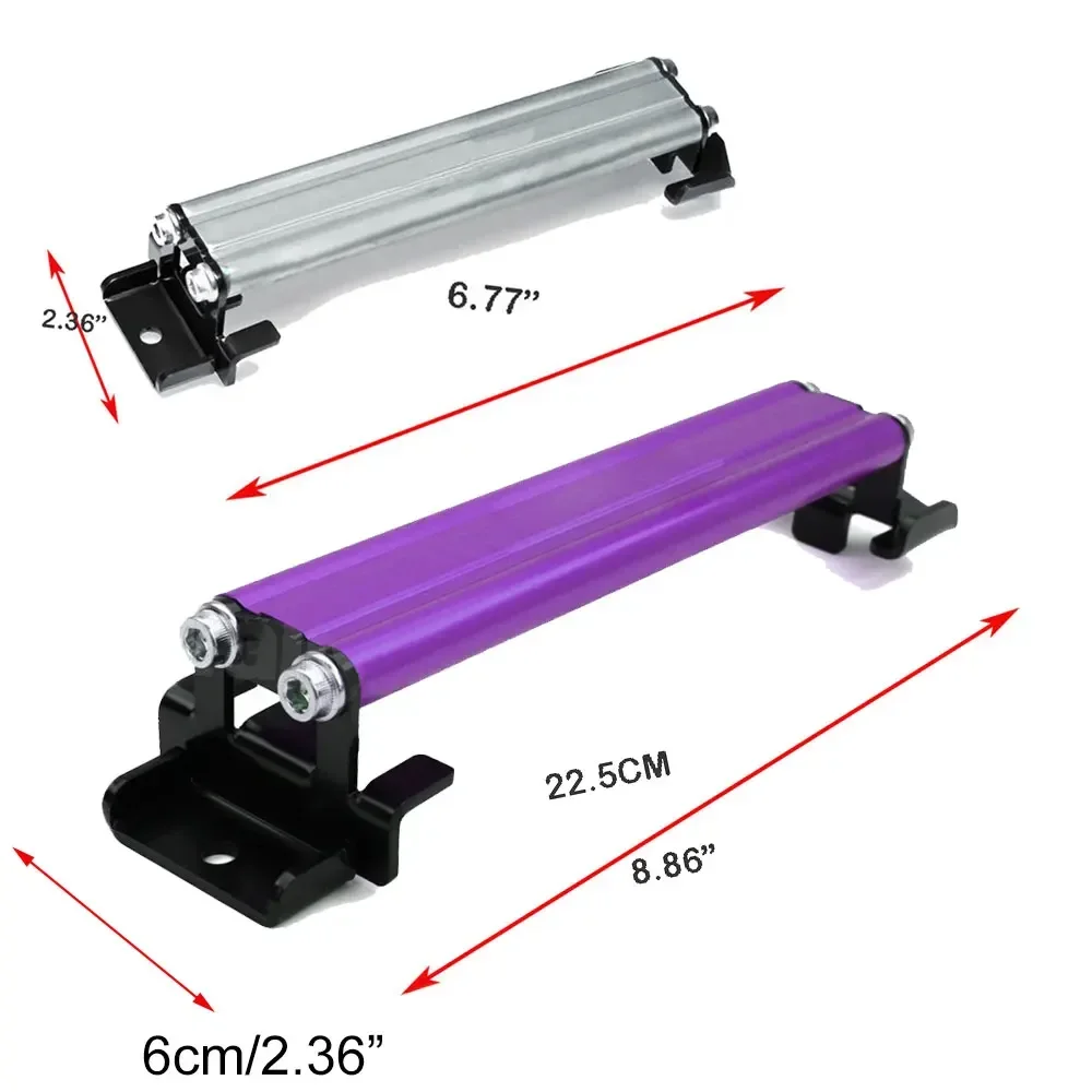 Universal Aluminum Car Battery Tie Down Bracket Mount Holder Brace Bar For  Honda Civic EG EK DEL SOL Engine Mod Accessories
