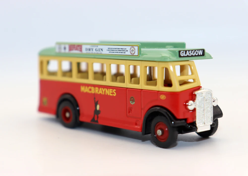 LLEDO Days Gone model AEC Single Decker Bus Beefeater Gin Diecast Toys UK Bus for collection gift