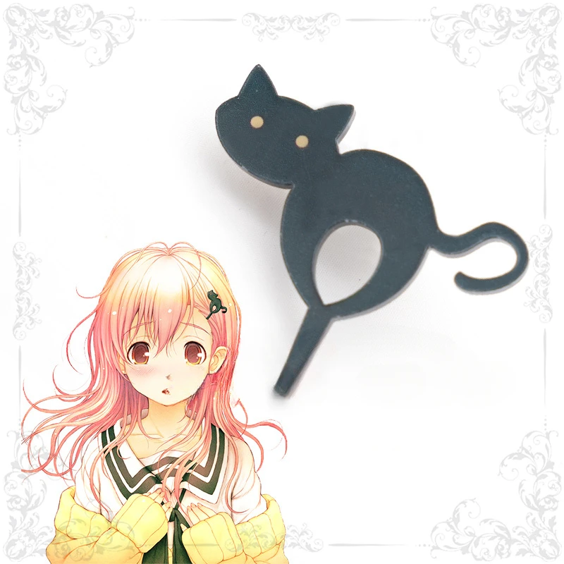 Game You and ME and Her: A Love Story Muko Aoi Cosplay Wig Adult Women Girls Long Straight Hair Halloween Costume Props