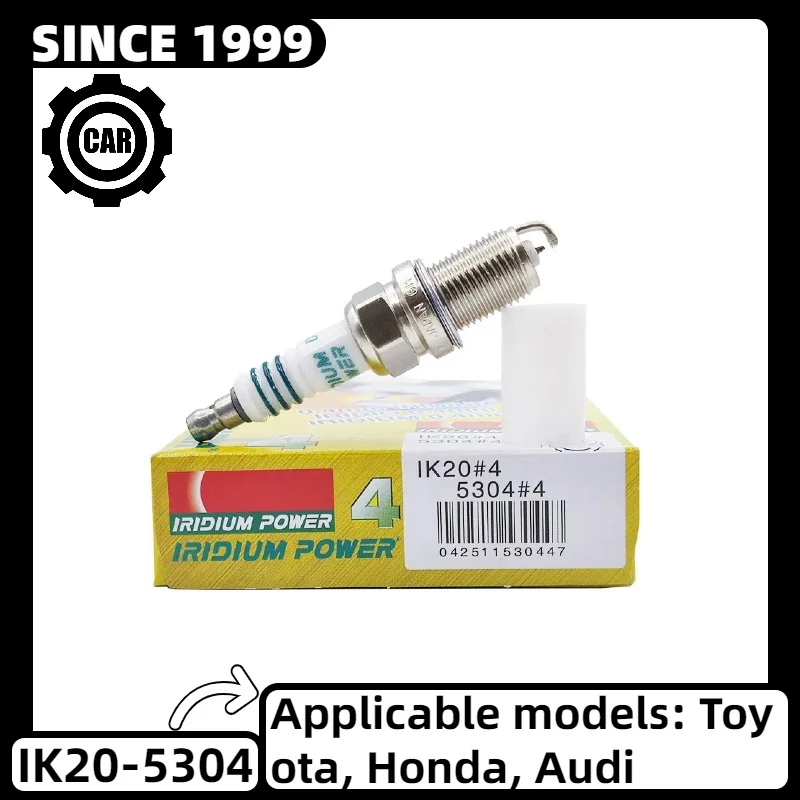 

4PCS Suitable for Toyota, Honda, Audi Iridium Spark Plug IK20-5304