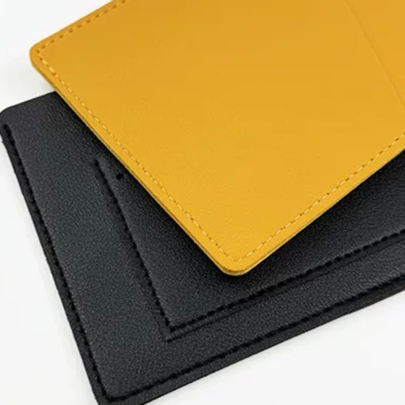 Unisex Passport Cover Case Waterproof PU Leather with Multi-Slots Portable Card Holder for Women & Men