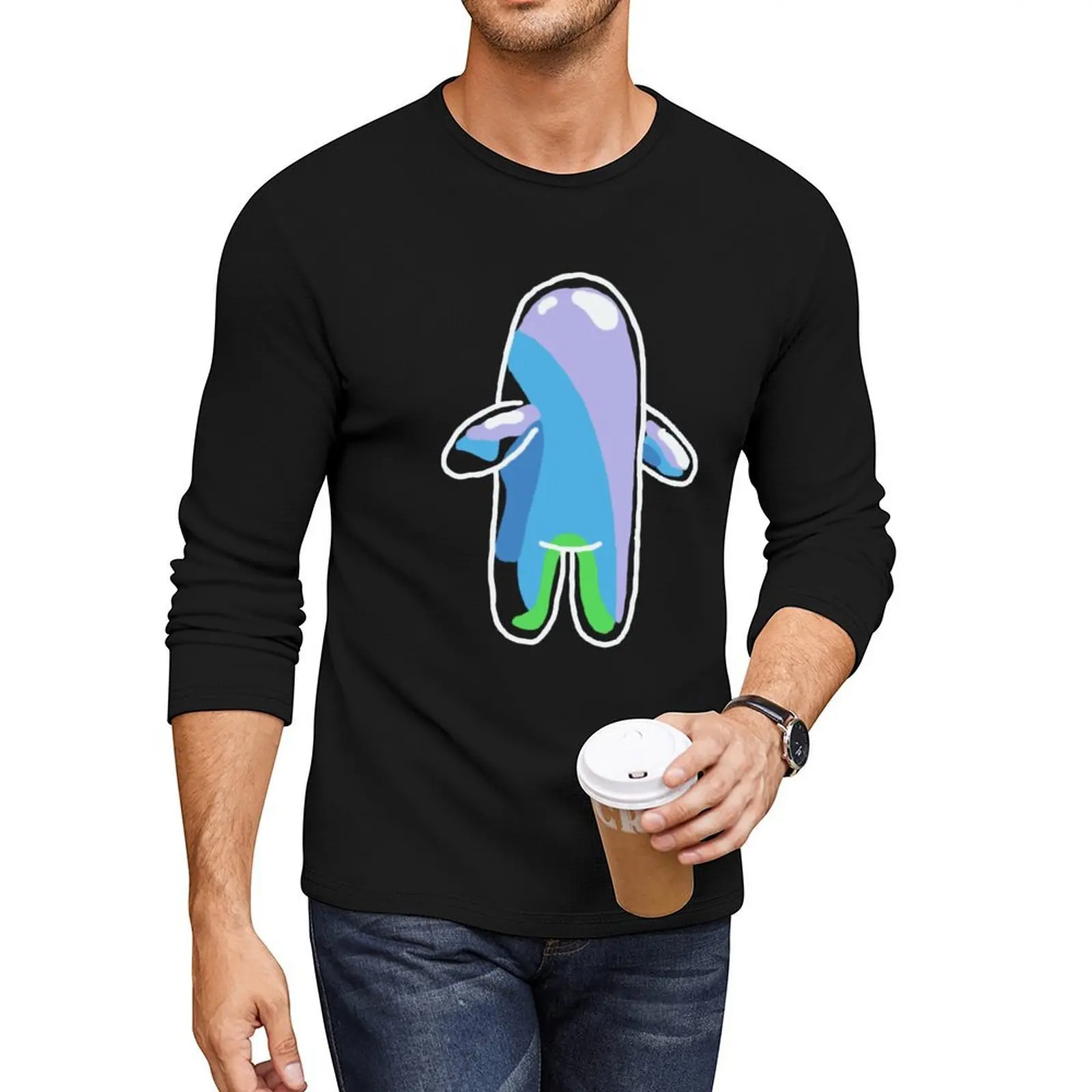 

Bubble Buddy Long T-Shirt hippie clothes graphic t shirt Aesthetic clothing customized t shirts tshirts for men