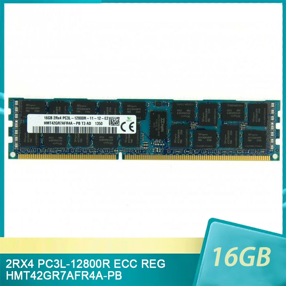 

For SK Hynix RAM 16GB 16G 2RX4 PC3L-12800R ECC REG HMT42GR7AFR4A-PB Server Memory High Quality Fast Ship