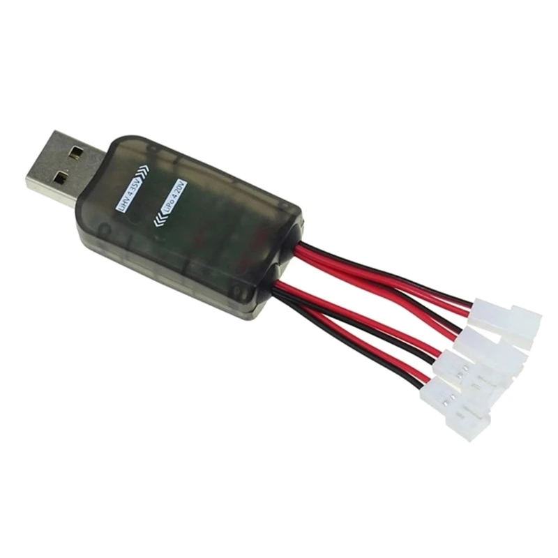 CX405 4 Channel USB Power Interfaces Travel Friendly For 1S Lipos 3.7V