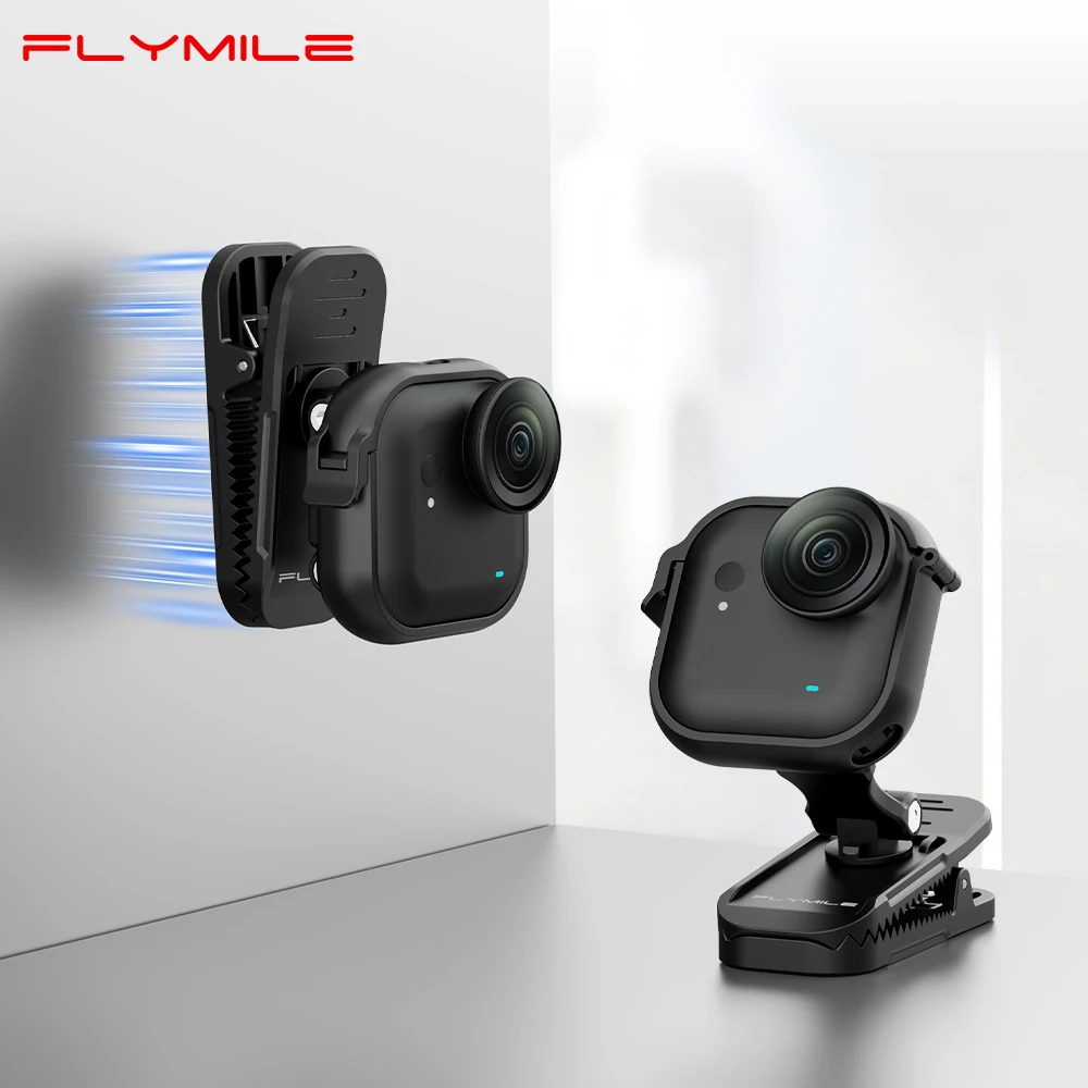 Clip magnétique pour sac à dos Flymile pour Insta360 GO, fixation ultra-rapide, anti-vibrations, étuis de protection