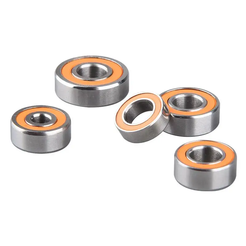 محامل بكرة الصيد من الفولاذ المقاوم للصدأ، 3x10x4 5x11x4 5x13x4 طقم محمل سيراميك هجين لبكرات الغزل لصب الطعم