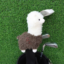 Sevimli Alpaca Golf atıcı başkanı Blade kulübü başörtüsü Golf koruyucu kapak kapakları erkekler kadınlar için bıçak Putters uyar