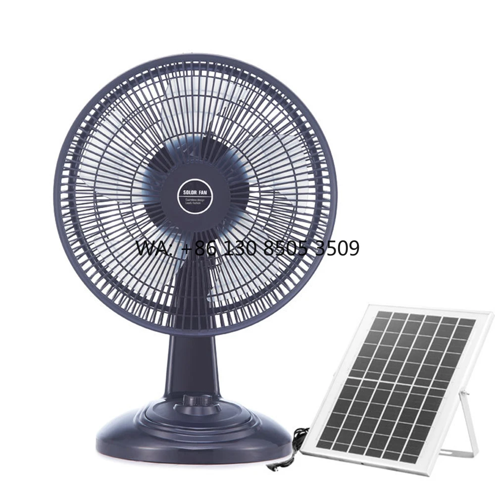 

12-Inch Home Use Solar Stand Fan Battery Chargeable with One Wind Speed Charging Abilities