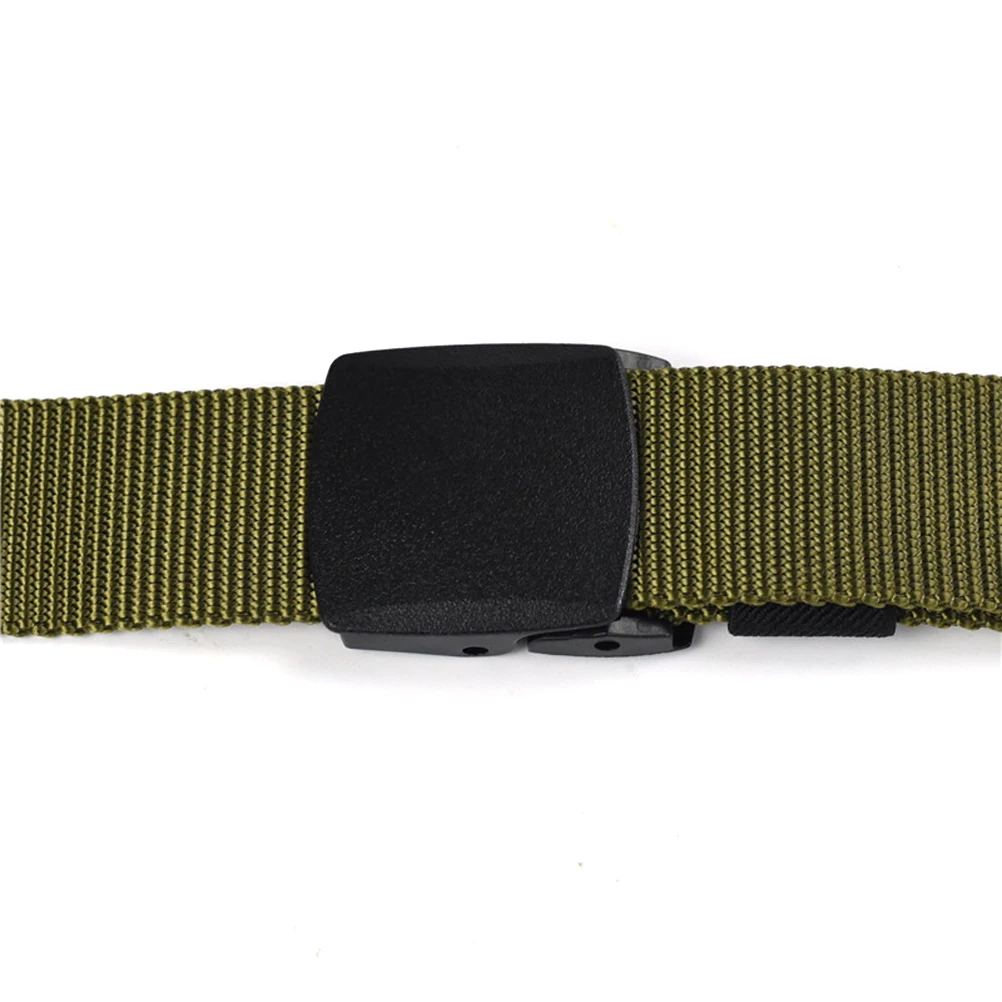 

Durable Soft Cloth Outdoor Belt Quick Release Plastic Buckle Adjustable Extended Length Sports Hunting Running War Game Gifts