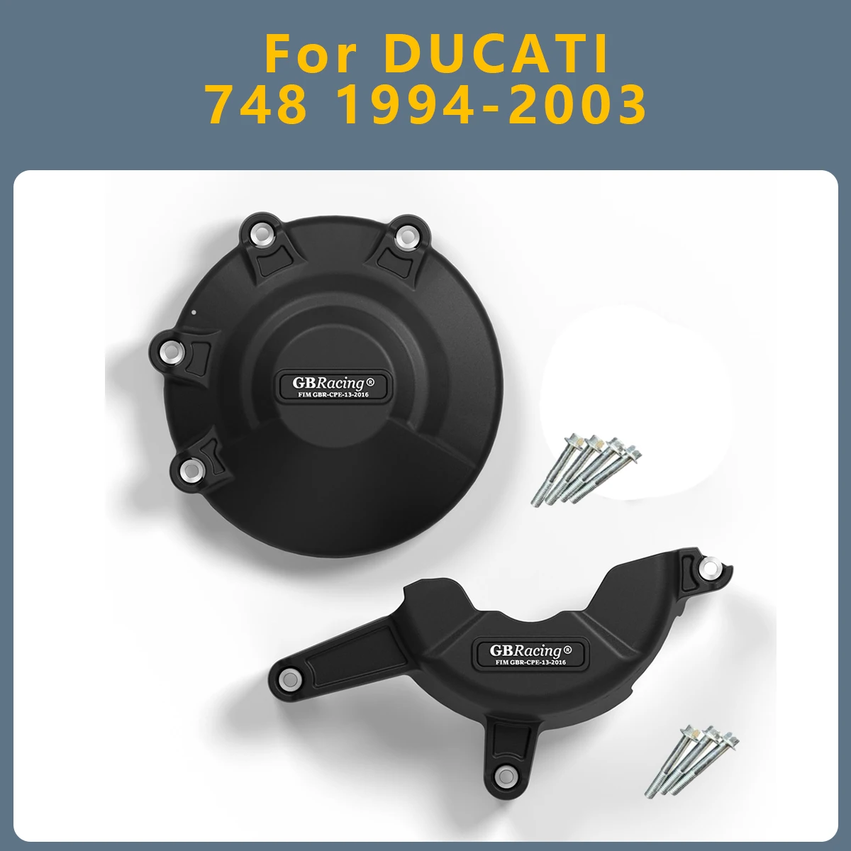 

Motorcycle Engine Cover Clutch Cover Protection Set Accessories For DUCATI 748 DUCATI-748 1994-2003 Engine anti fall protection