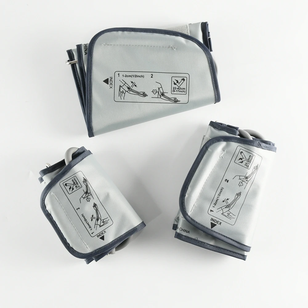 

Reusable Fan-shaped NIBP Cuff With Metal Ring For Patient Monitor with LC-35