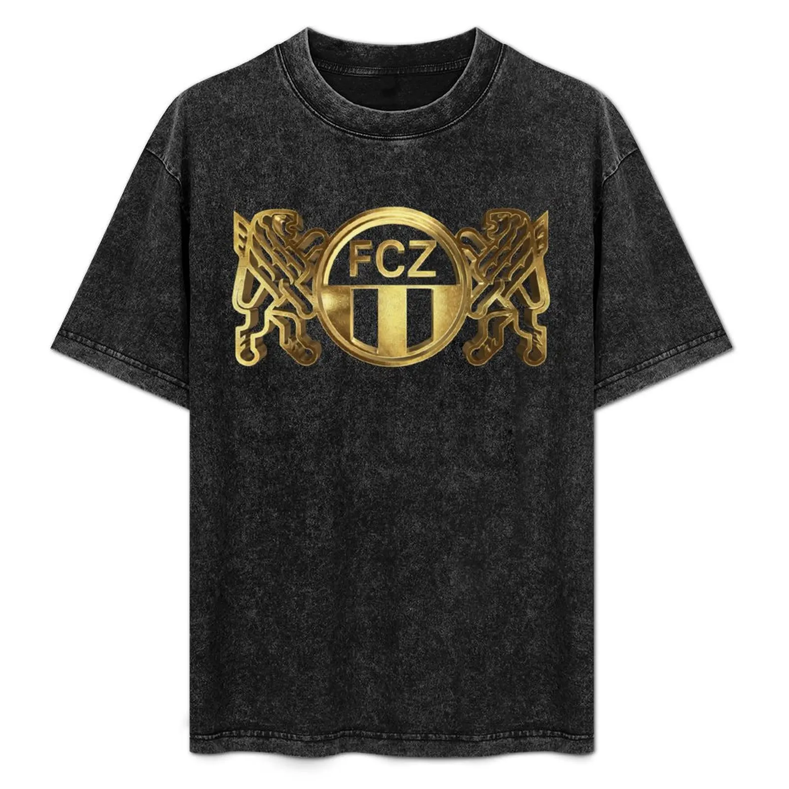 

Golden Zurich Football Casuals Ultras Switzerland T-Shirt Work Comfort T-Shirt for Men