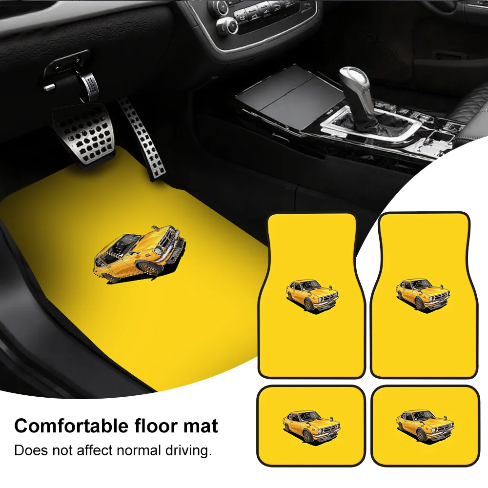 

New Arrival Winter 2025 Car Floor Mats Compatible For Vehicles - Fit Driver/Passenger/Rear/Trunk, Name/Text/, - Car Interior Fo